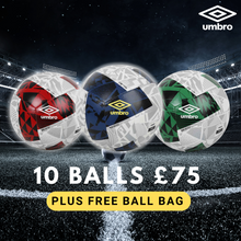 Load image into Gallery viewer, Umbro Swerve Ball x 10 Balls