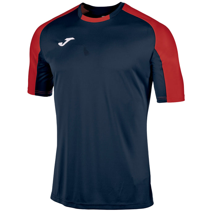 JOMA ESSENTIAL NAVY-RED S/S T-SHIRT