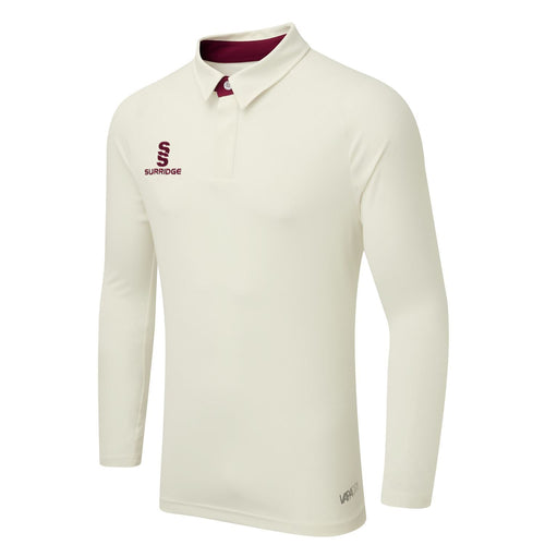 Surridge Ergo Long Sleeve Sleeve Cricket Shirt