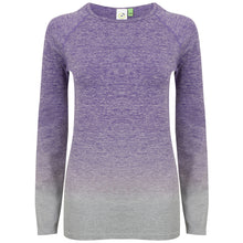 Load image into Gallery viewer, Women’s Seamless fade out long sleeve top