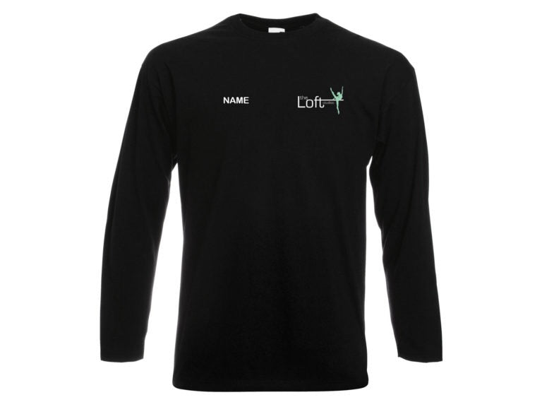 The Loft Studios Long Sleeve Black T-Shirt